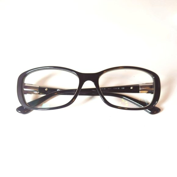 Vogue Eyeglasses Frames VO 2842-B W44 Black Silver Square Full Rim 51-16-135 - Picture 8 of 8